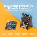 BETAFPV SuperD ELRS Diversity Dual Chains 2 Antennas TXCO Tech Support CRSF Protocol Drone Fixed-Wing Accessory